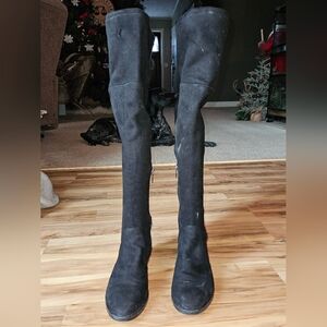 Vince Camuto Black Over the Knee Boots